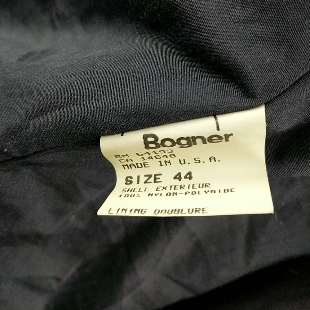 Vintage William Bogner Ski Coat Size 44 with belt - Picture 8 of 8